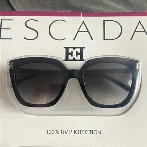 Escada | Accessories | Escada Black Sunglasses With Purple  display picture 1